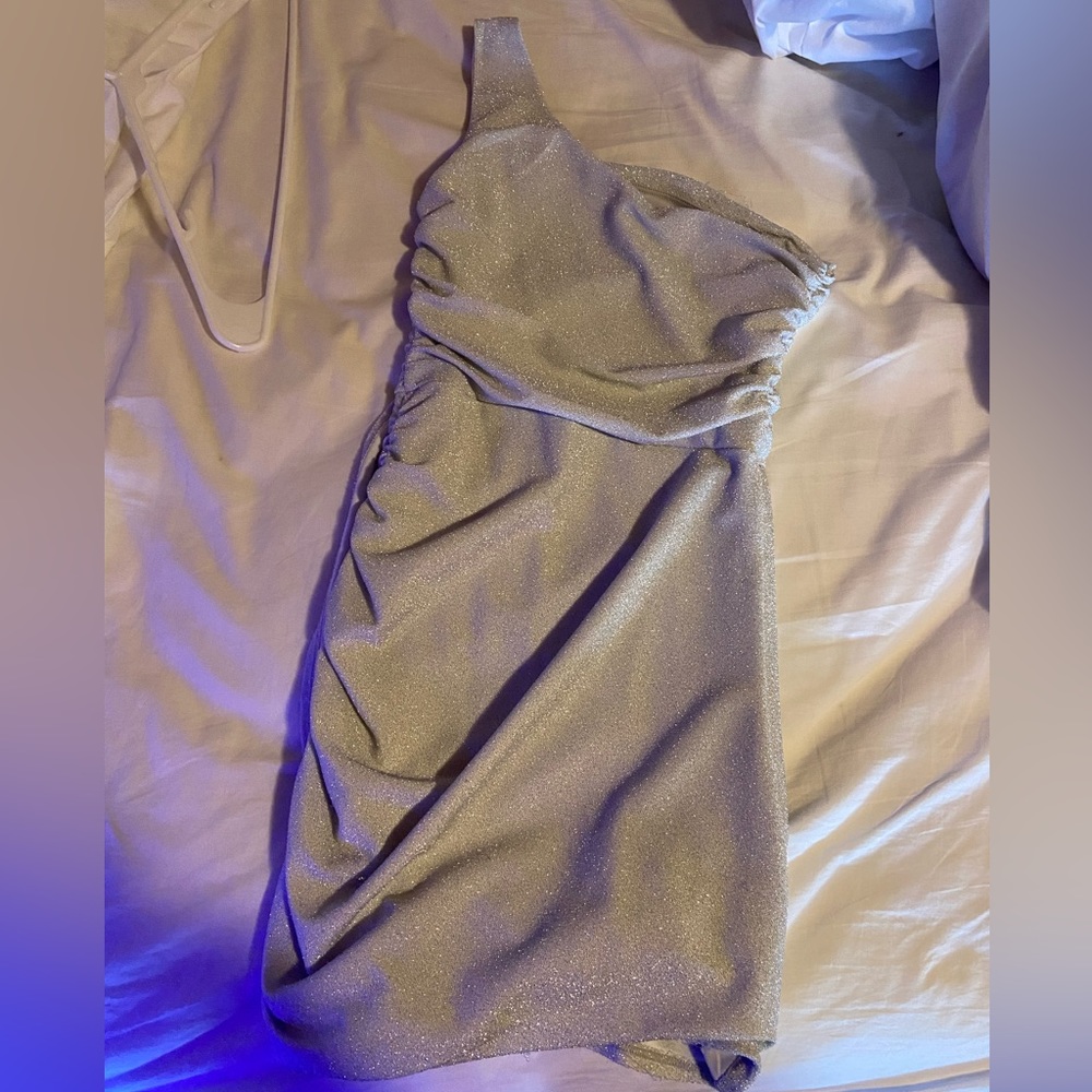 Lucy in the sky one shoulder dress